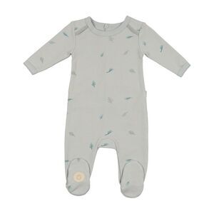 Mon Tresor Girls  Cascade Of Leaves Footie, Blue